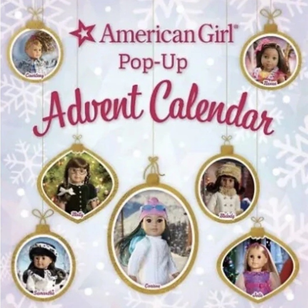 New & Sealed $45 American Girl Pop-Up Advent Calendar Pop Up Tree 24 Surprises!